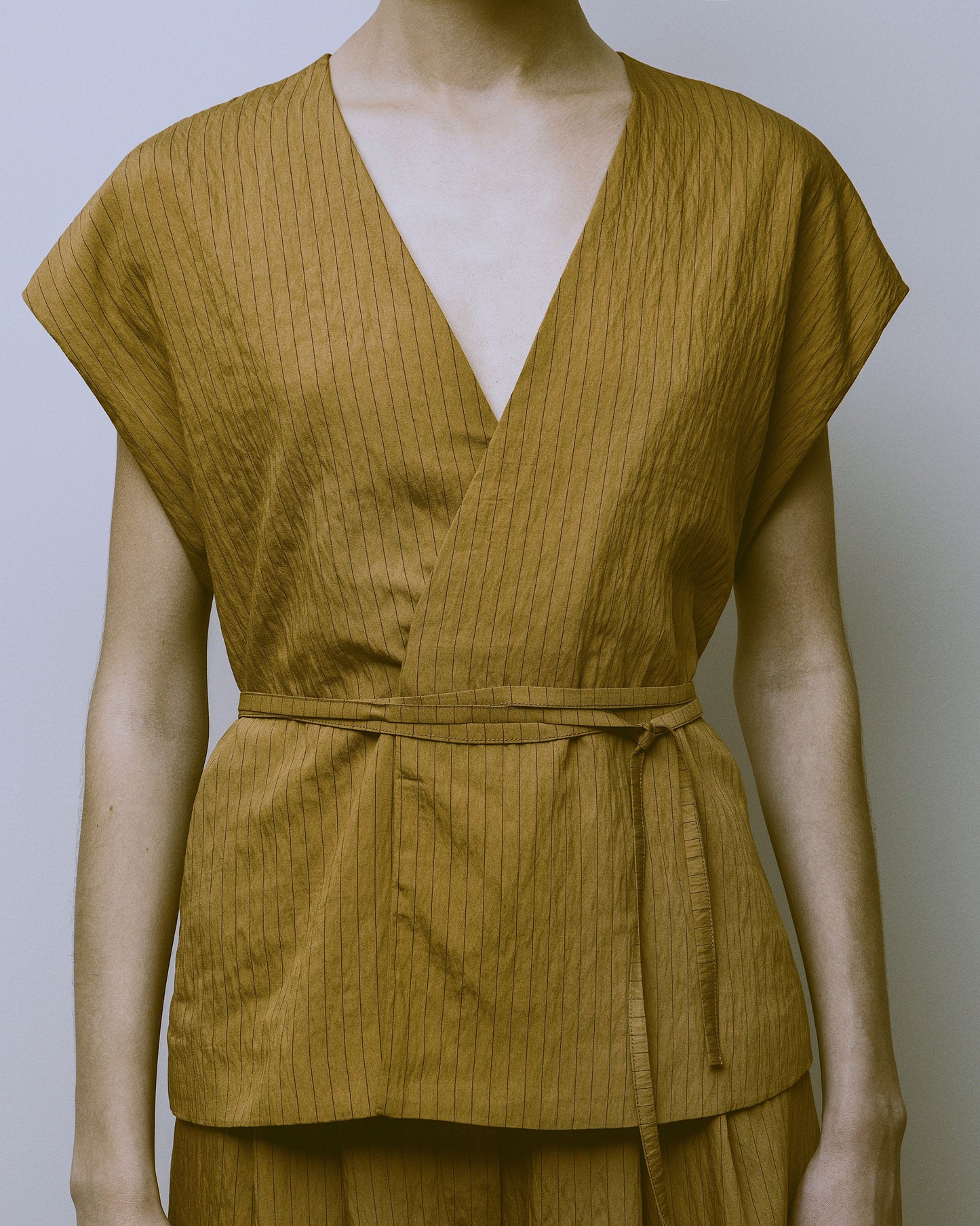 Milla wrap top με ρίγες