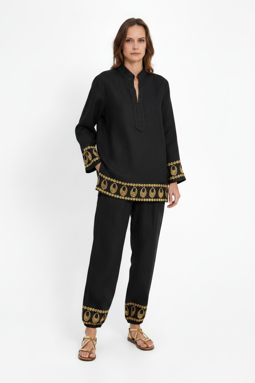 Greek archaic Kori tunic Selene