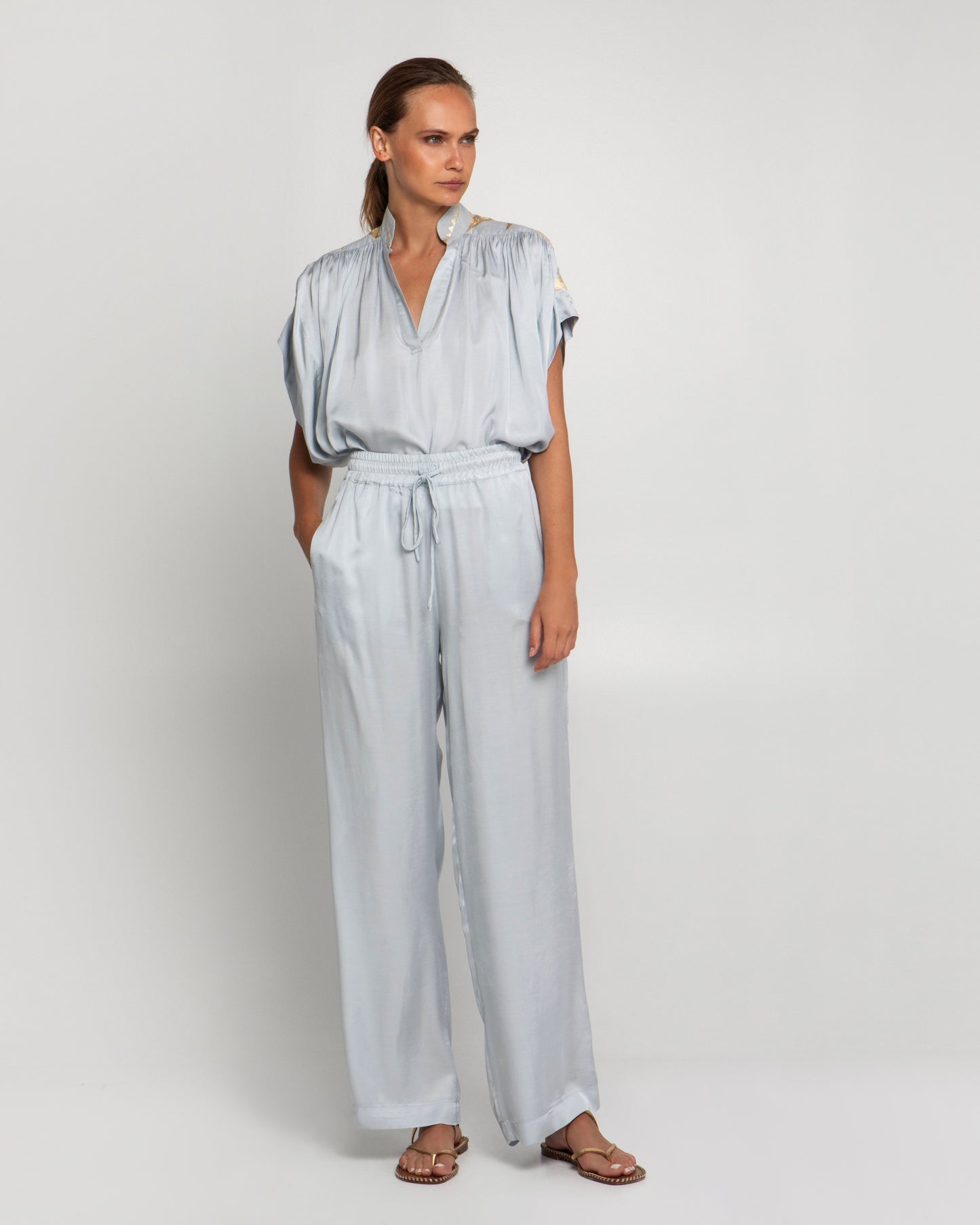 Greek archaic Kori pant