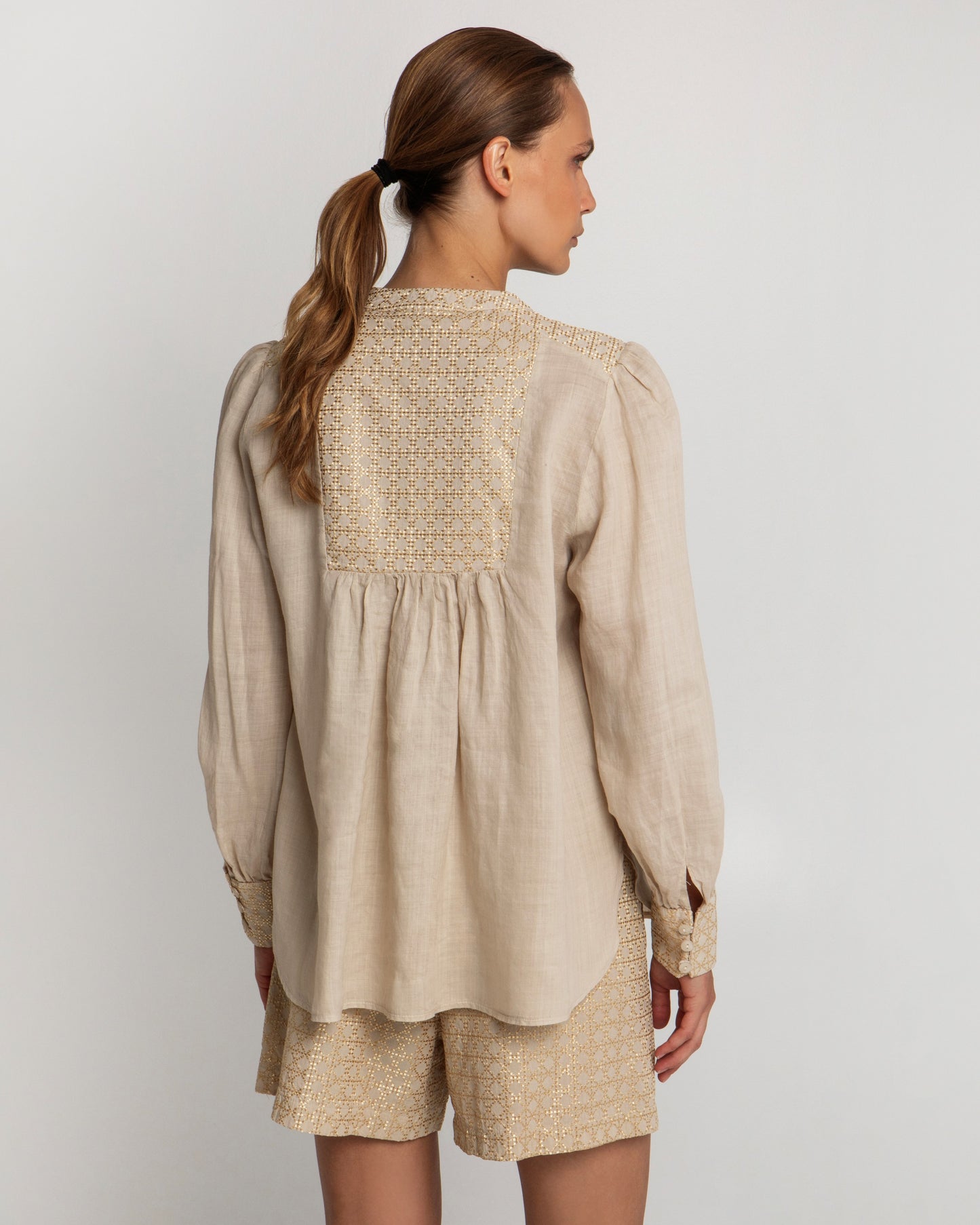 Greek archaic Kori blouse Cross
