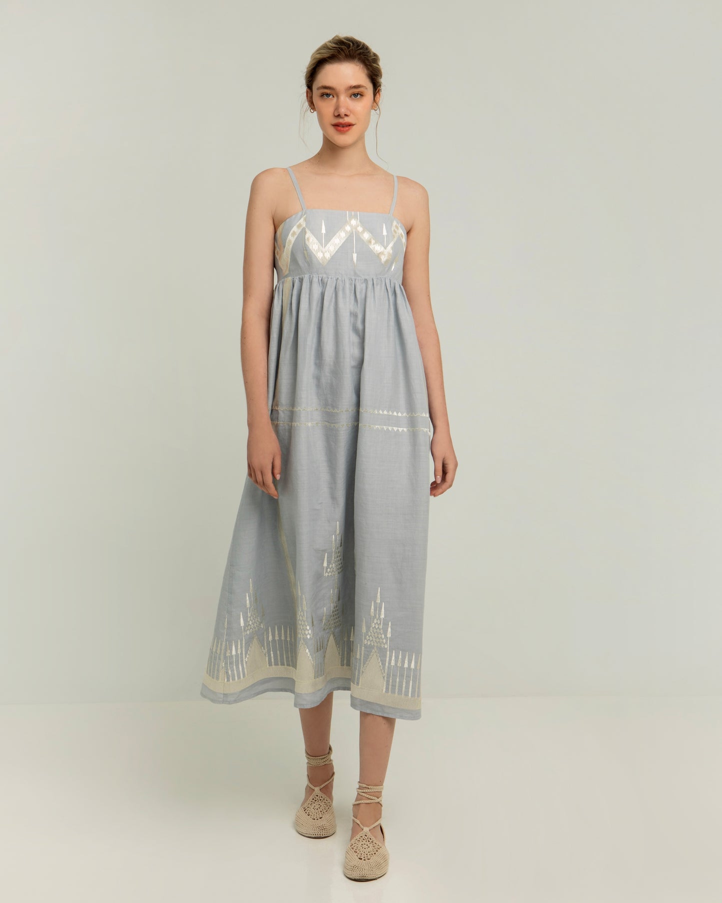 Greek archaic Kori dress Roots