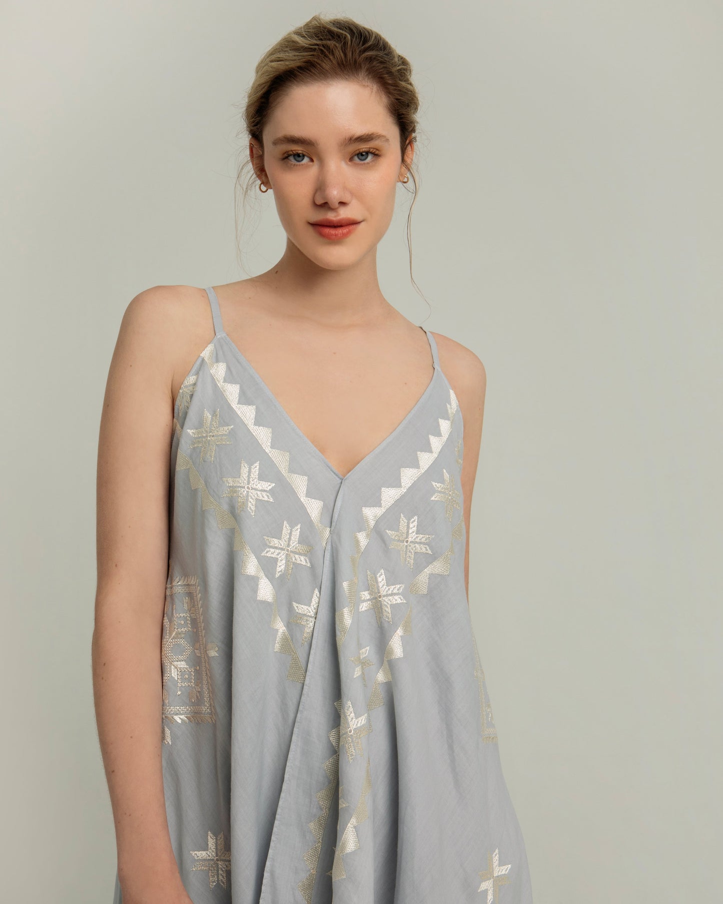 Greek Archaic Kori asymmetrical dress Lefkada