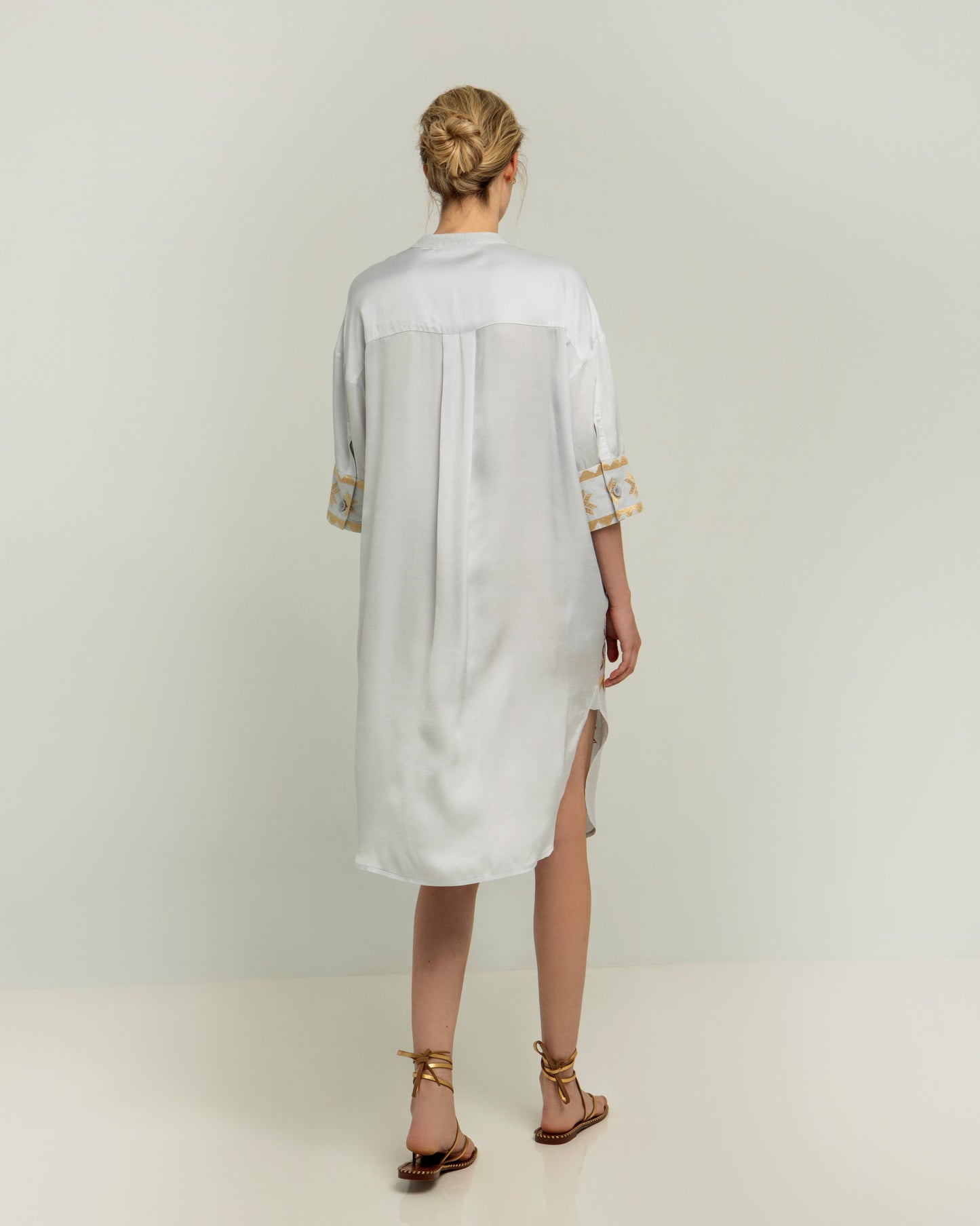 Greek Archaic Kori dress buttoned Lefkada