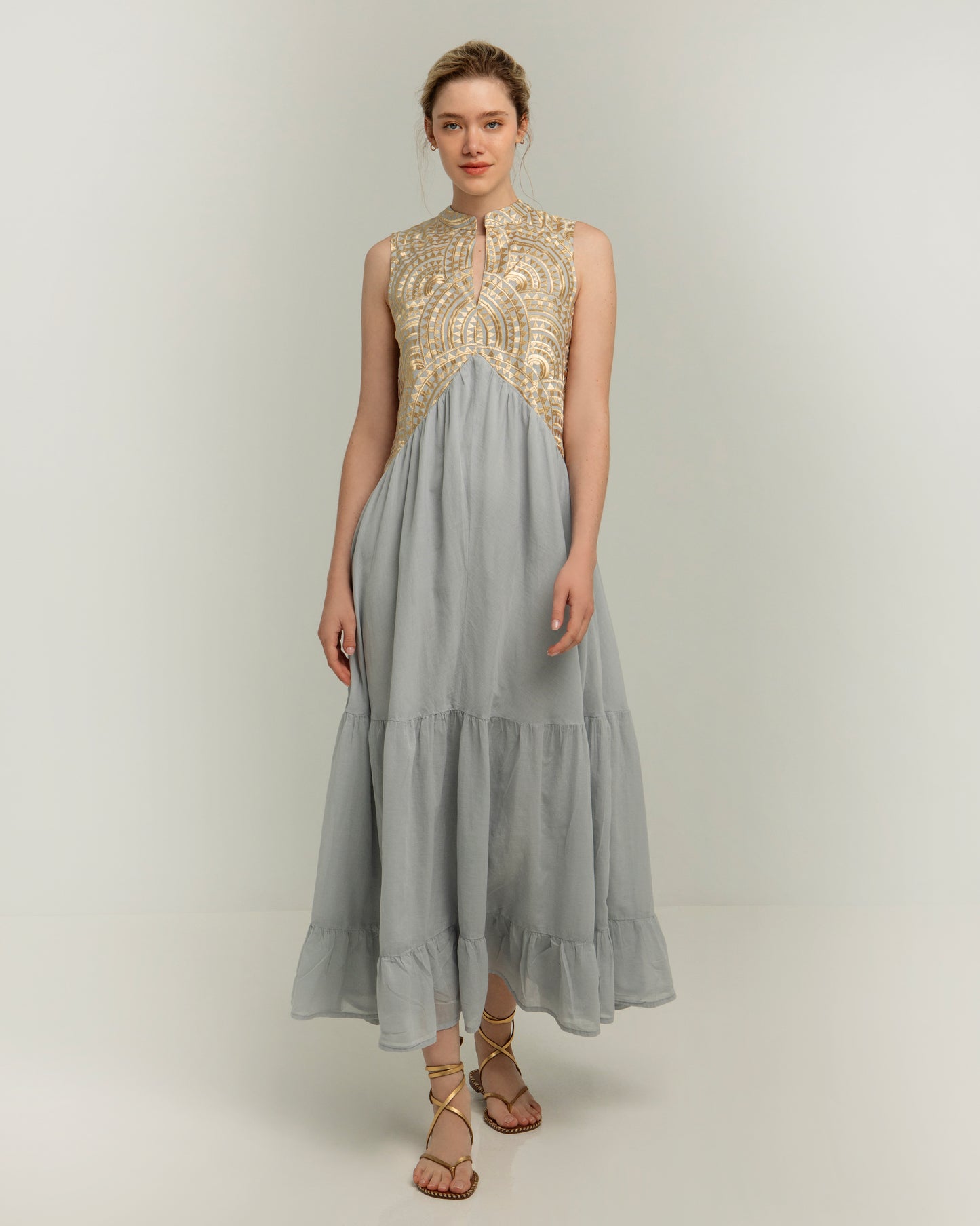 Greek archaic Kori dress New triangle