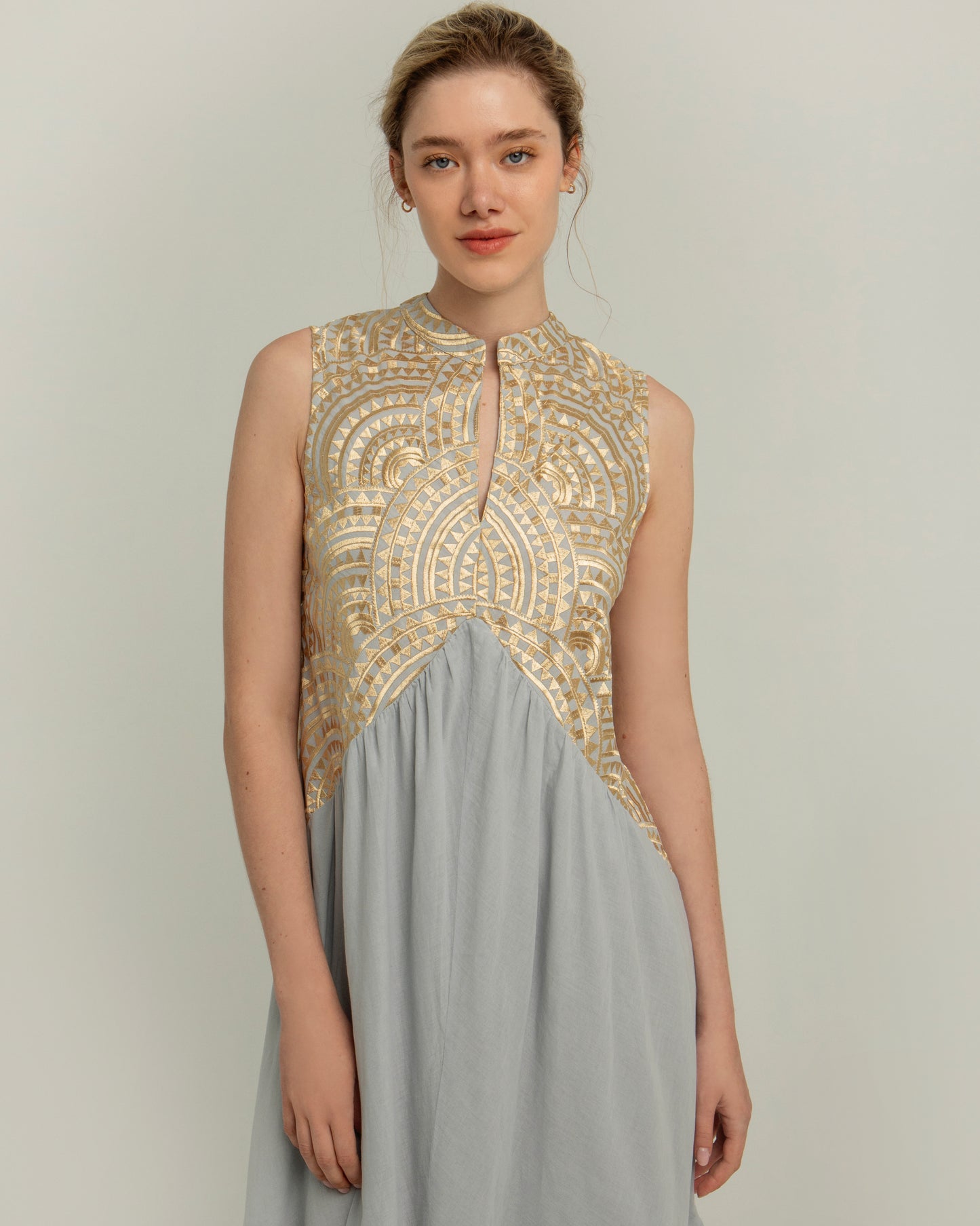 Greek archaic Kori dress New triangle