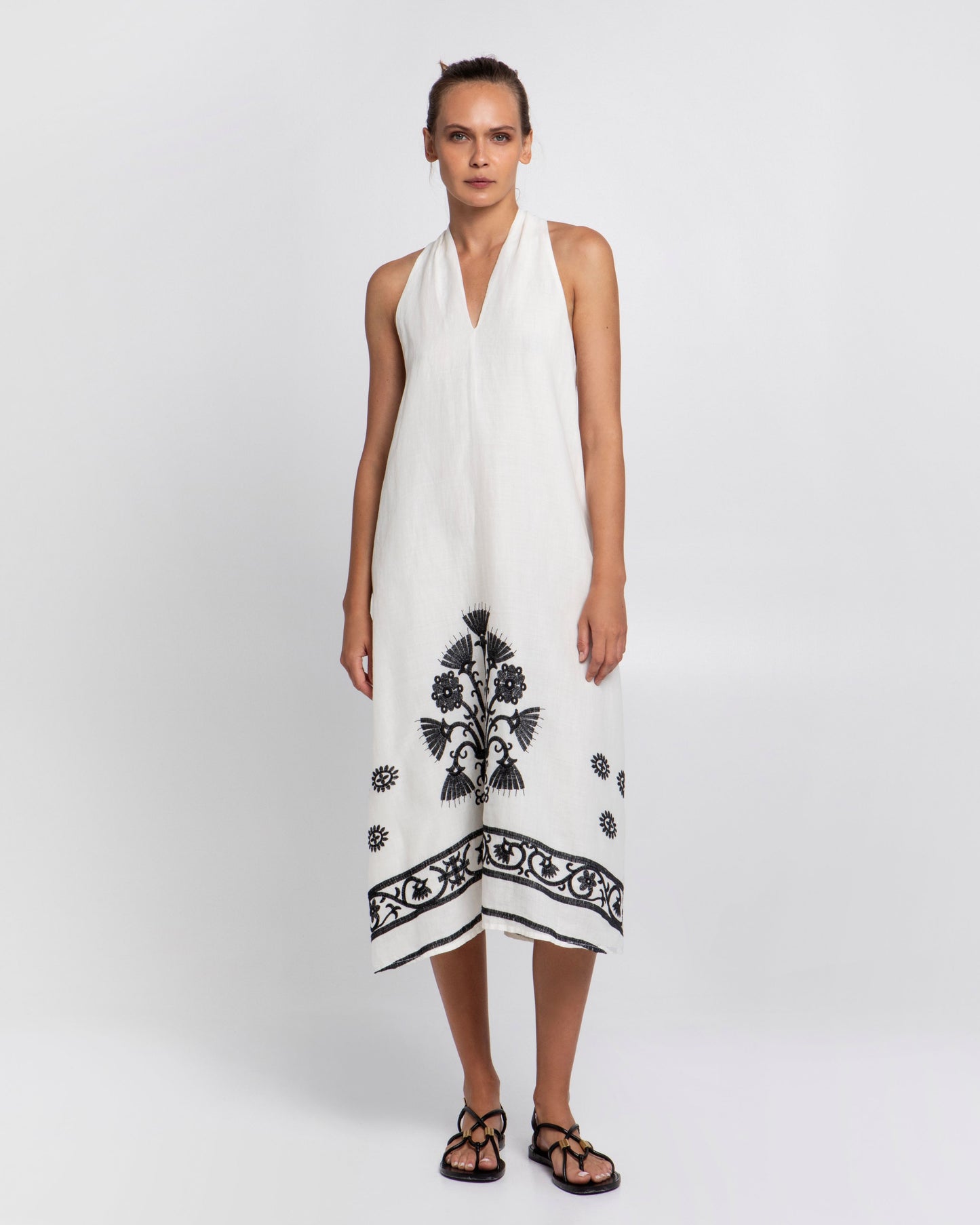 Greek archaic Kori dress sleeveless Crete