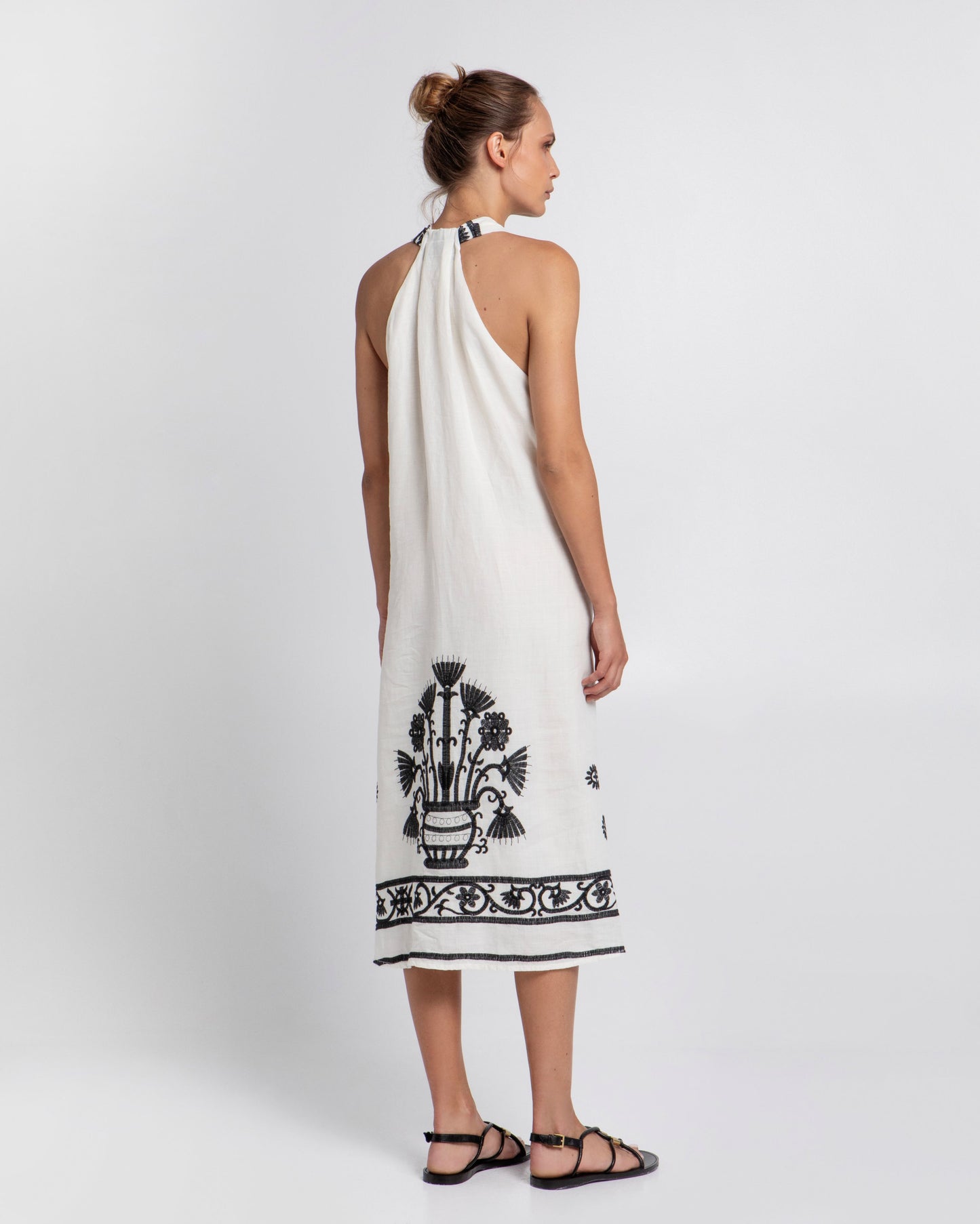 Greek archaic Kori dress sleeveless Crete