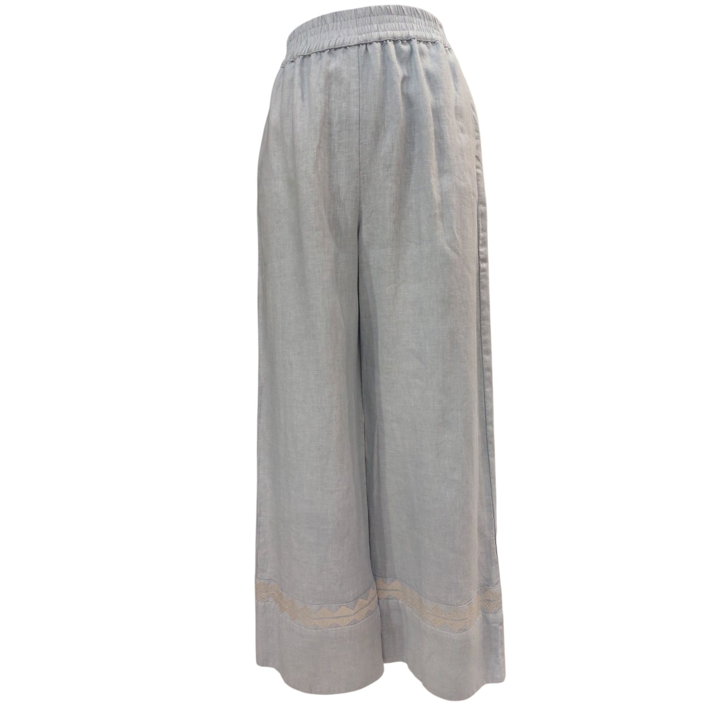 Greek archaic Kori pant with chevron