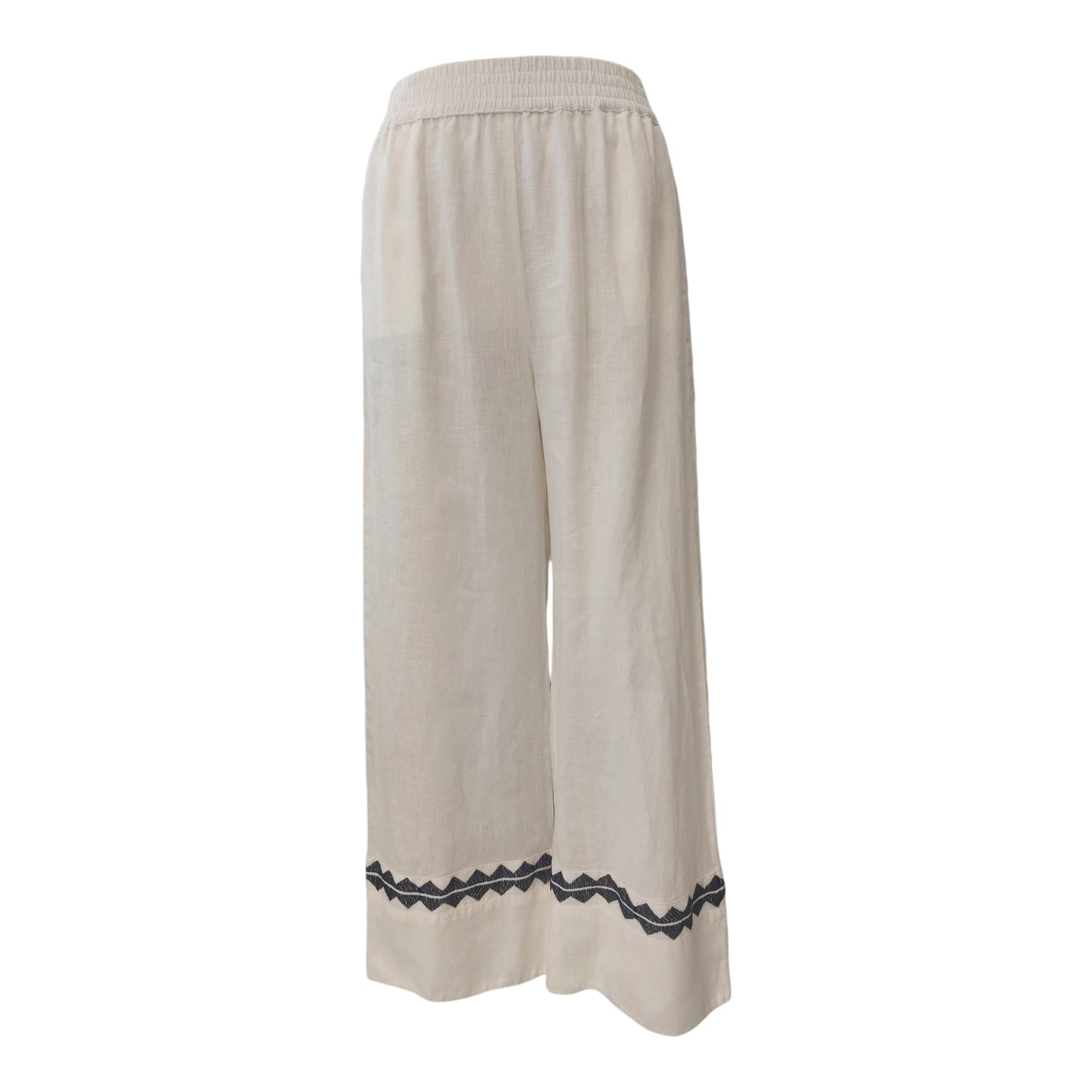 Greek archaic Kori pant with chevron