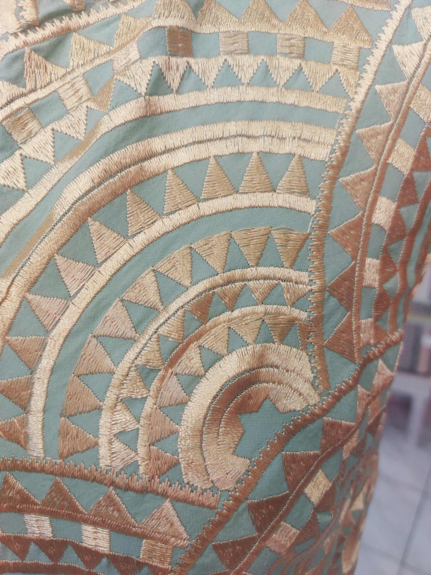 Greek archaic Kori dress New triangle