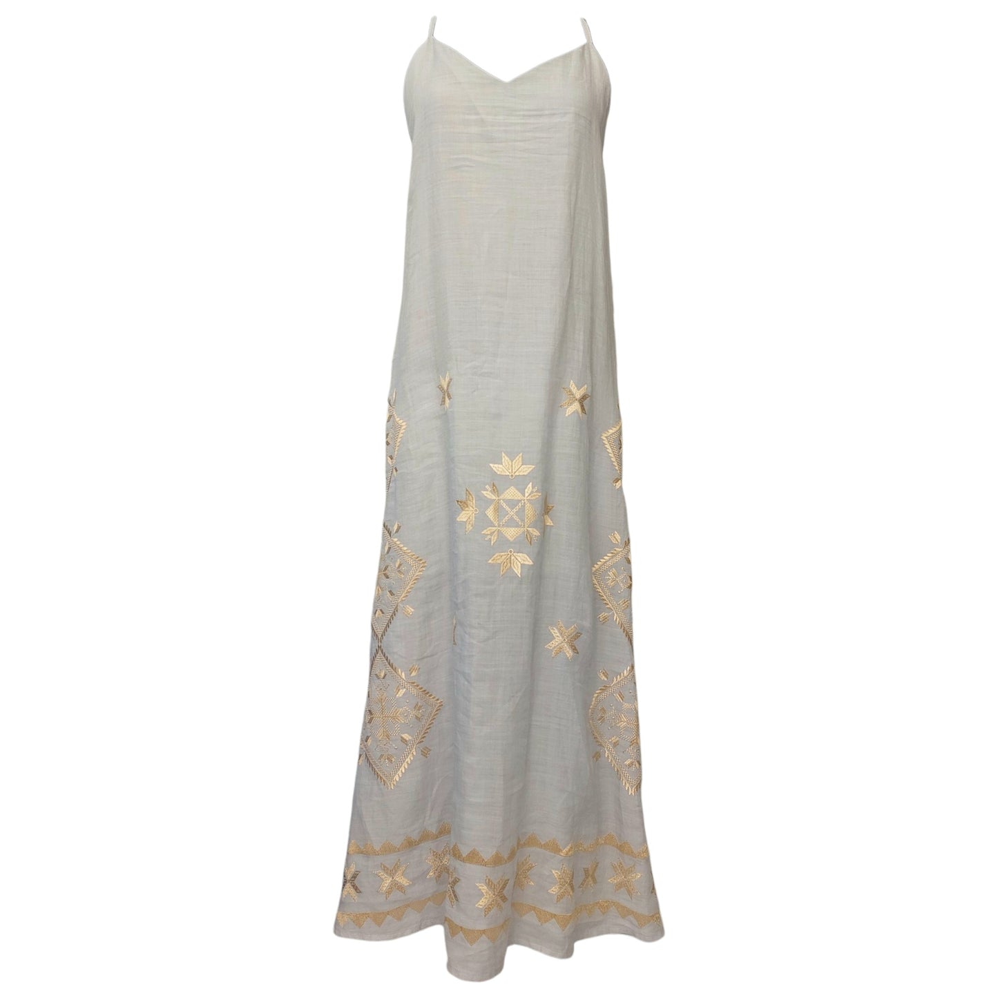 Greek archaic Kori dress with straps Lefkada