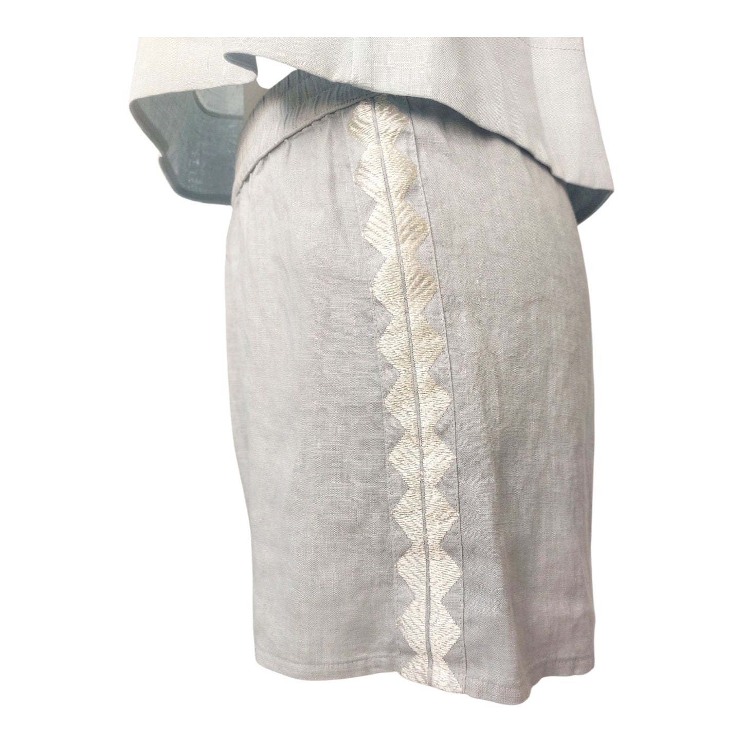 Greek archaic Kori shorts Feather
