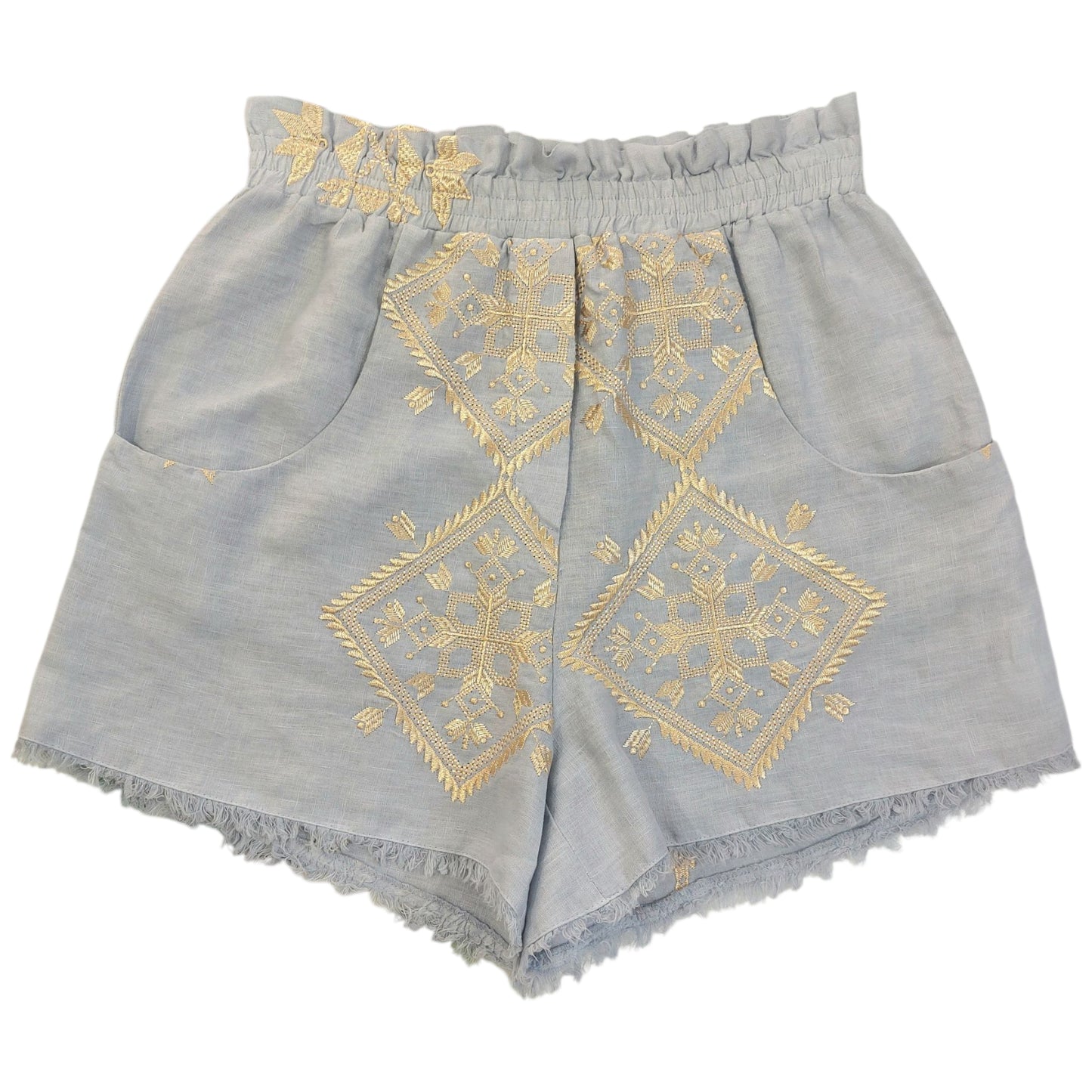 Greek archaic Kori shorts Lefkada