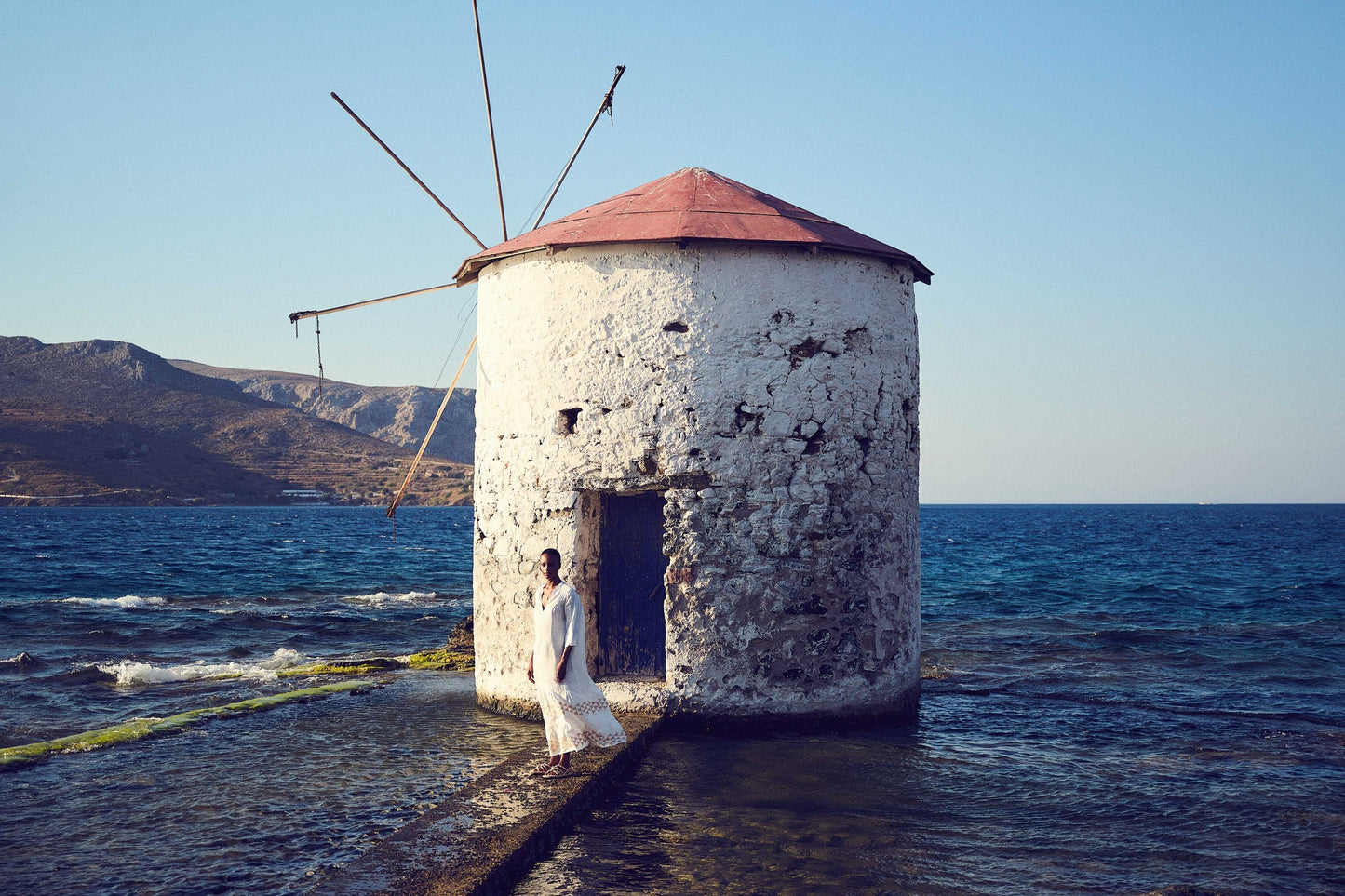 Greek Archaic Kori linen dress