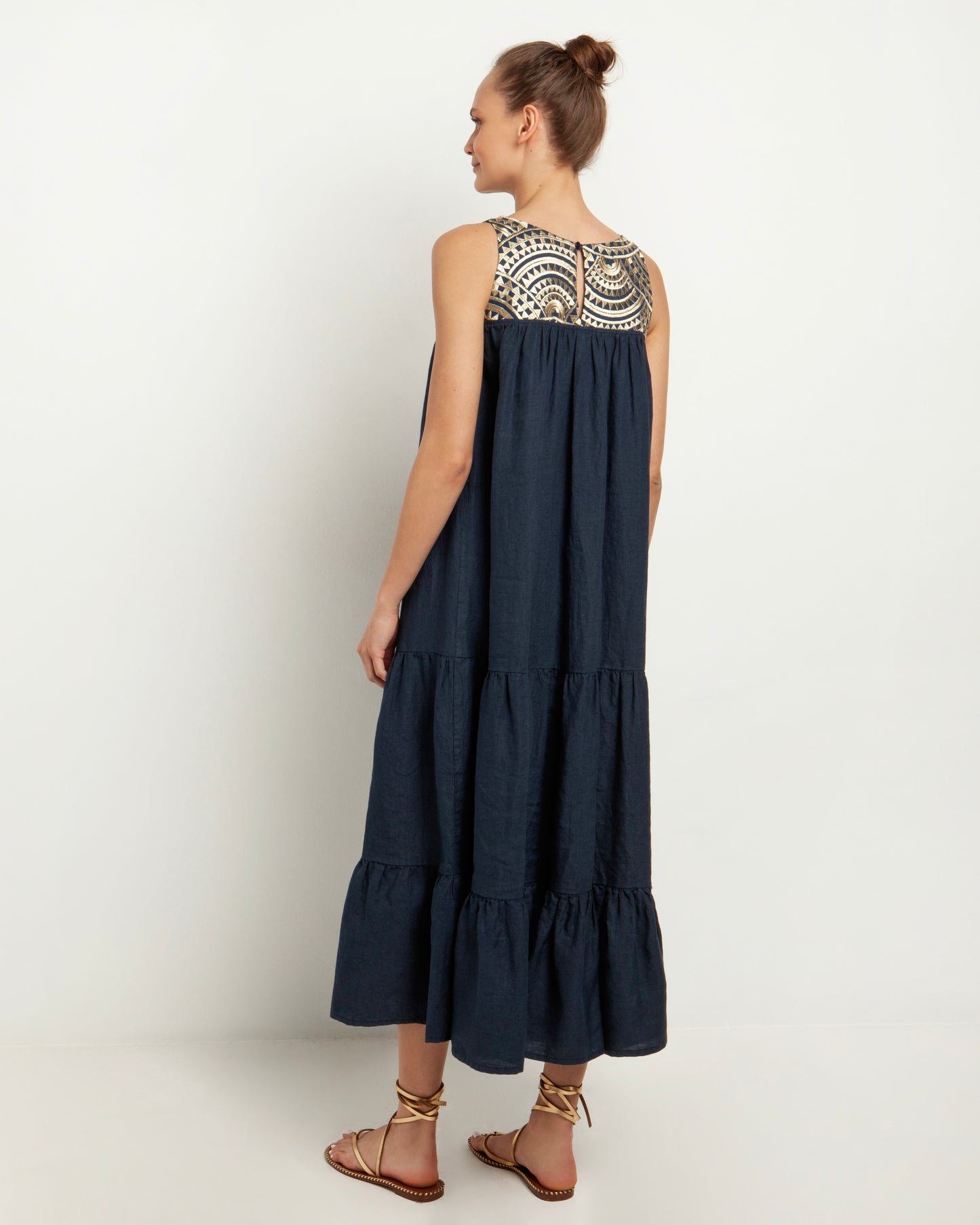 Greek Archaic Kori long dress Triangle