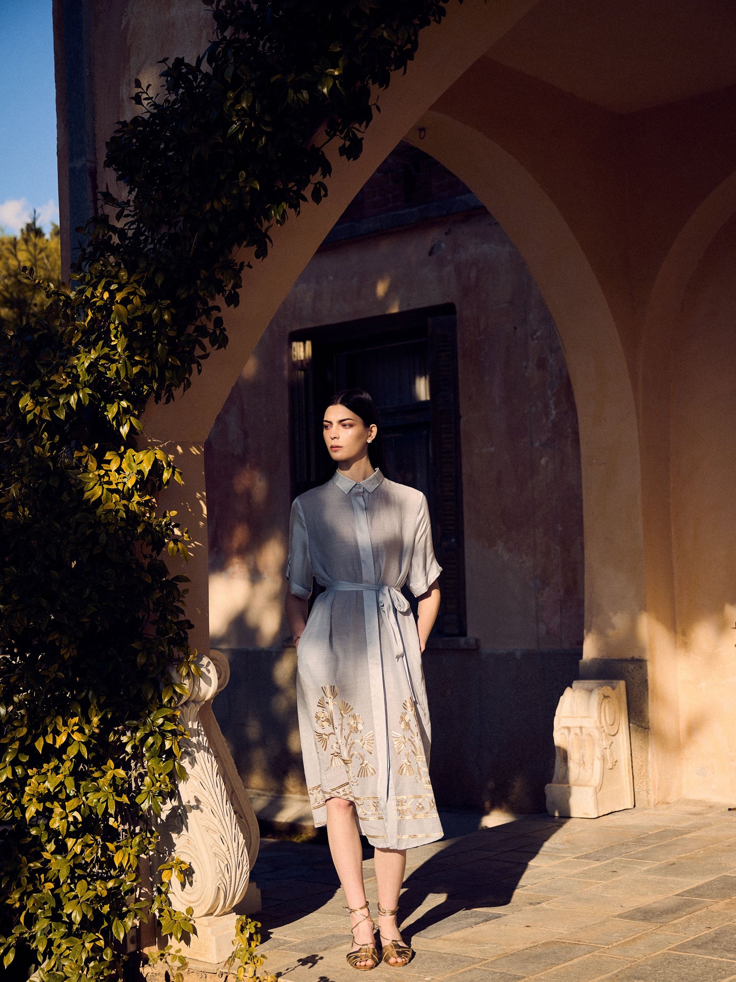 Greek archaic Kori dress chemisier Crete