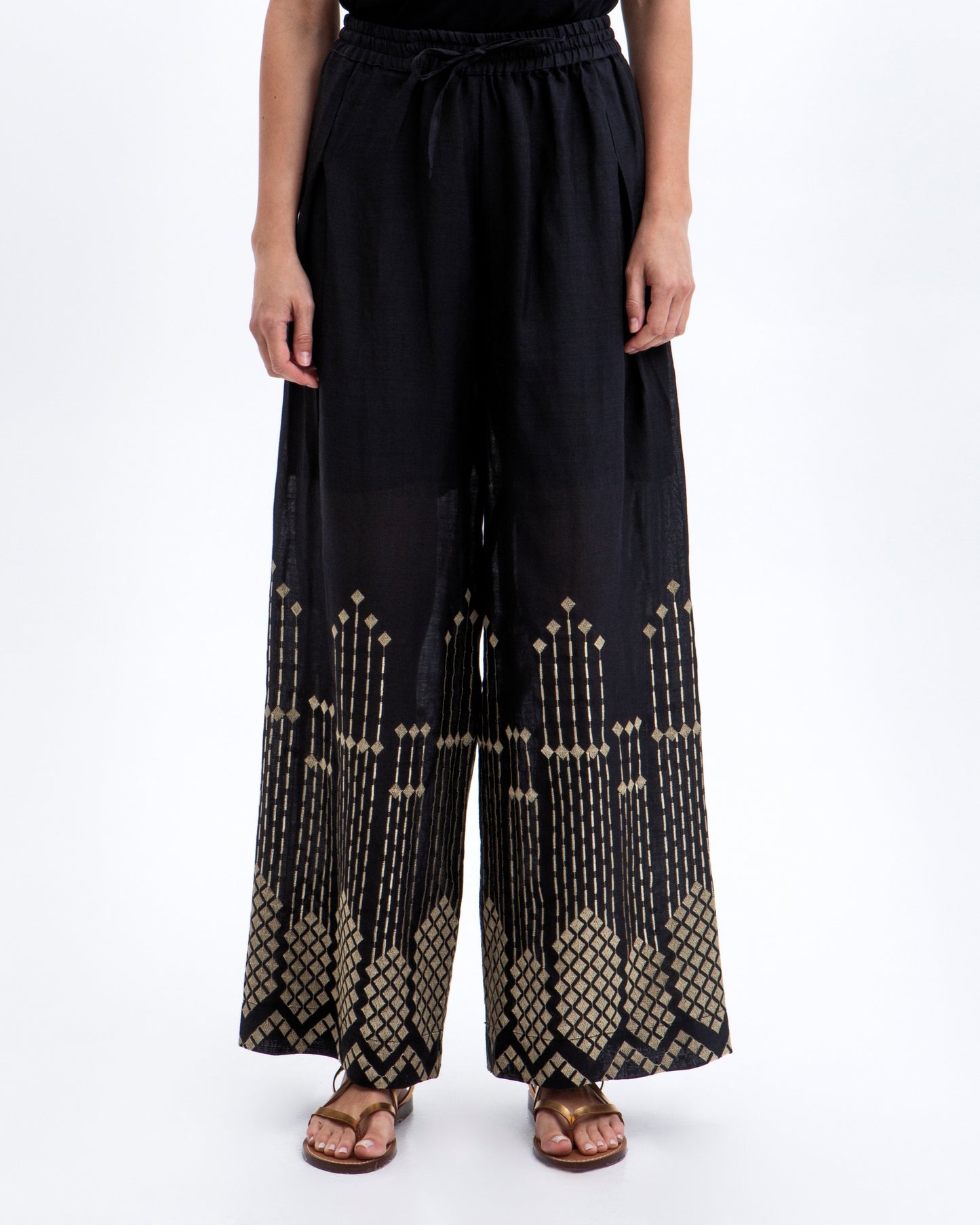 Greek Archaic Kori pant grape