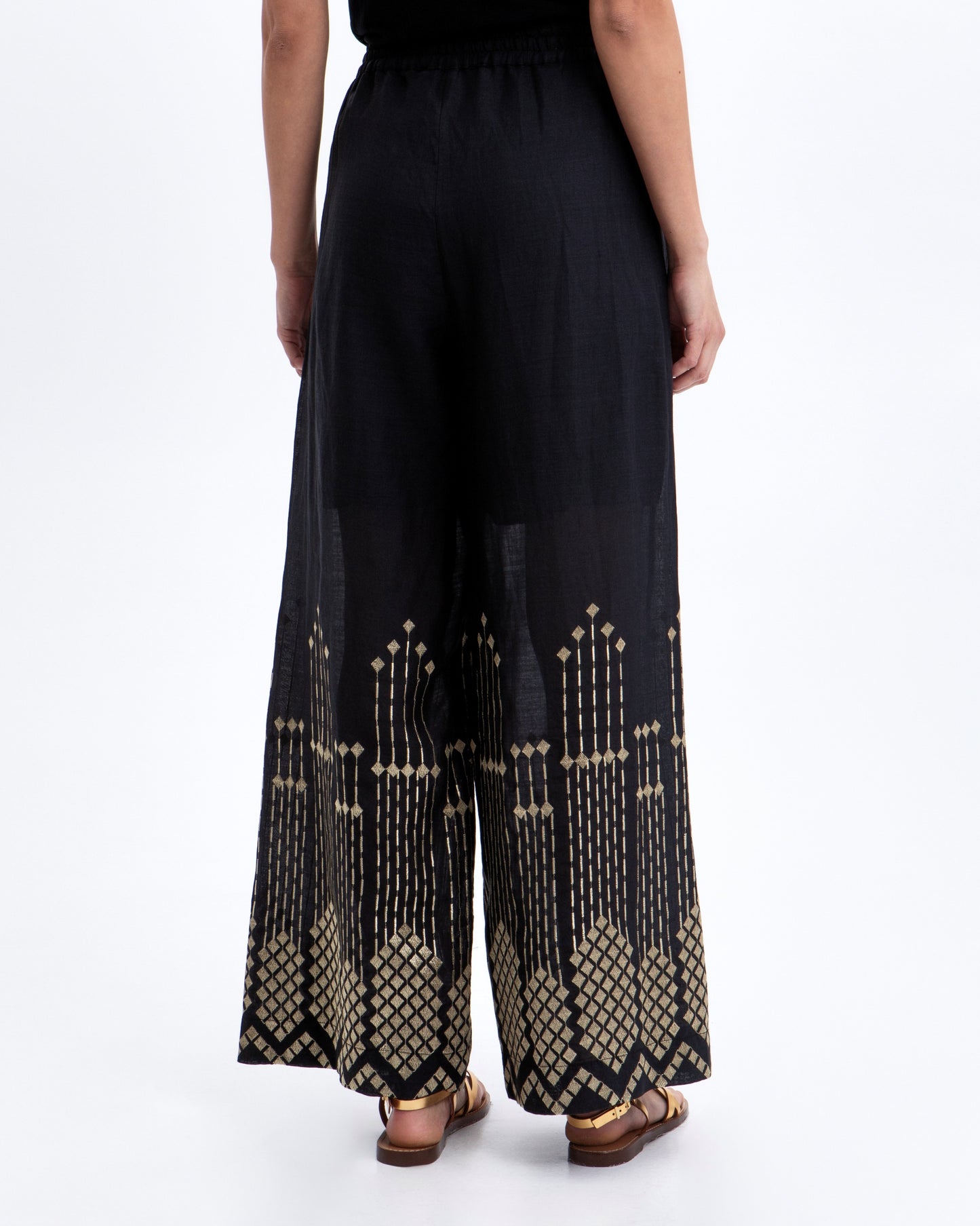 Greek Archaic Kori pant grape