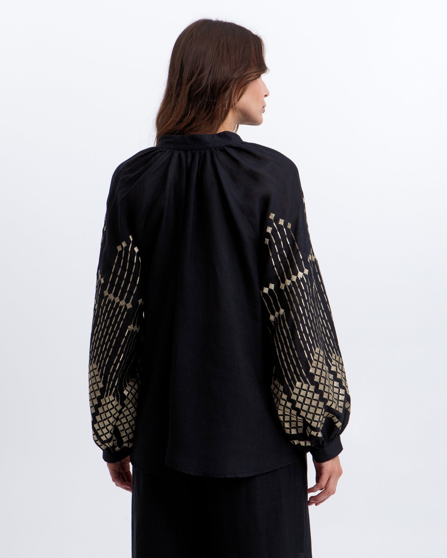 Greek Archaic Kori blouse grape