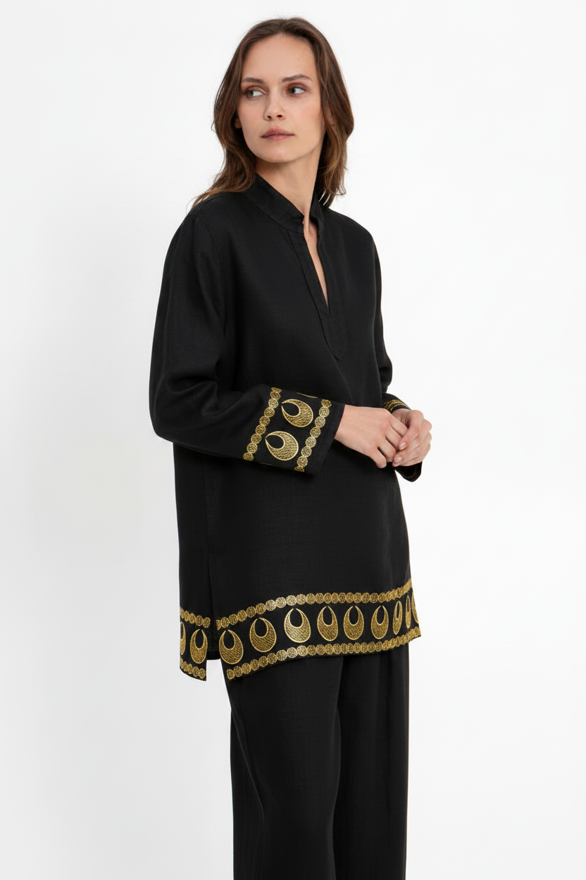 Greek archaic Kori tunic Selene