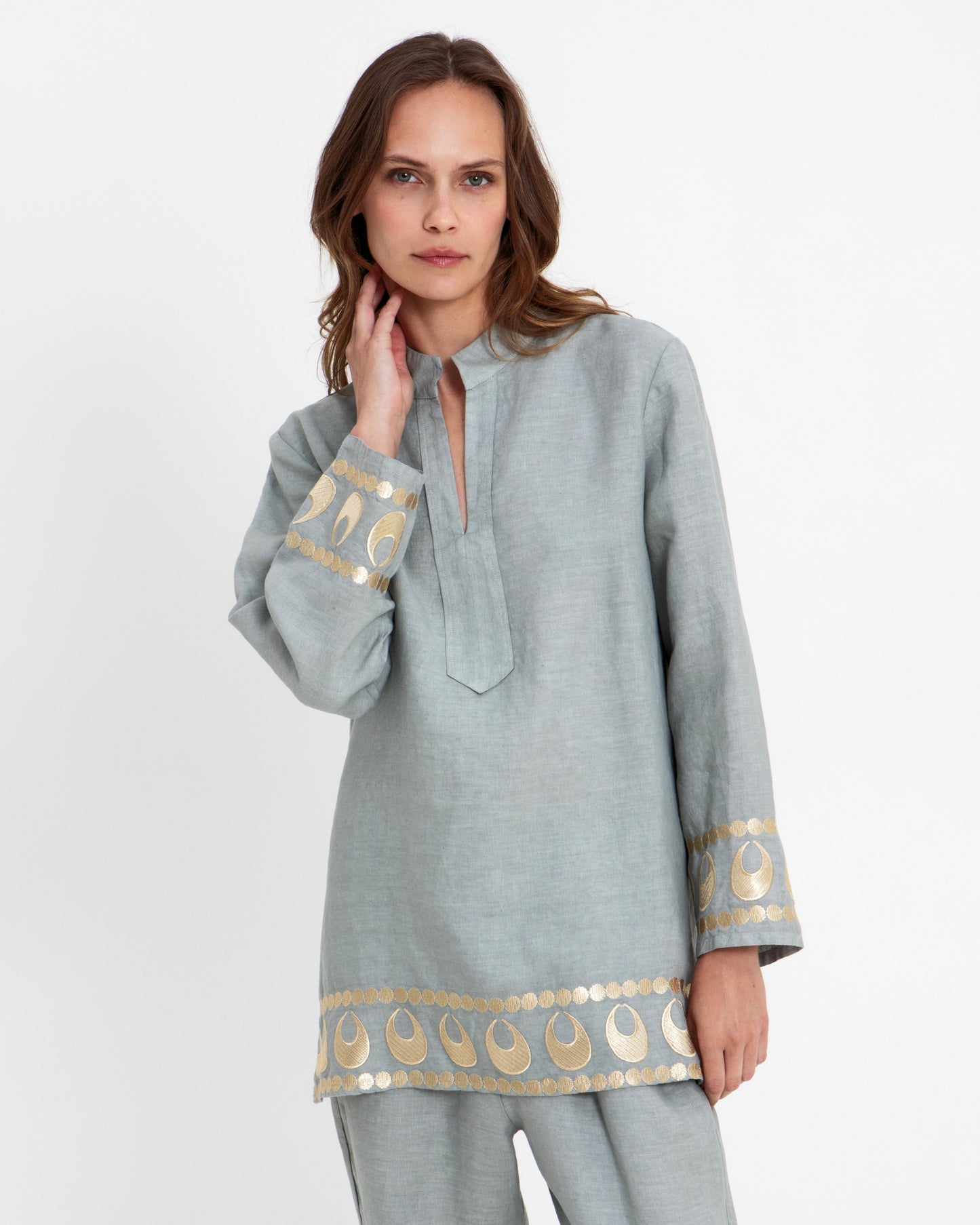 Greek archaic Kori tunic Selene