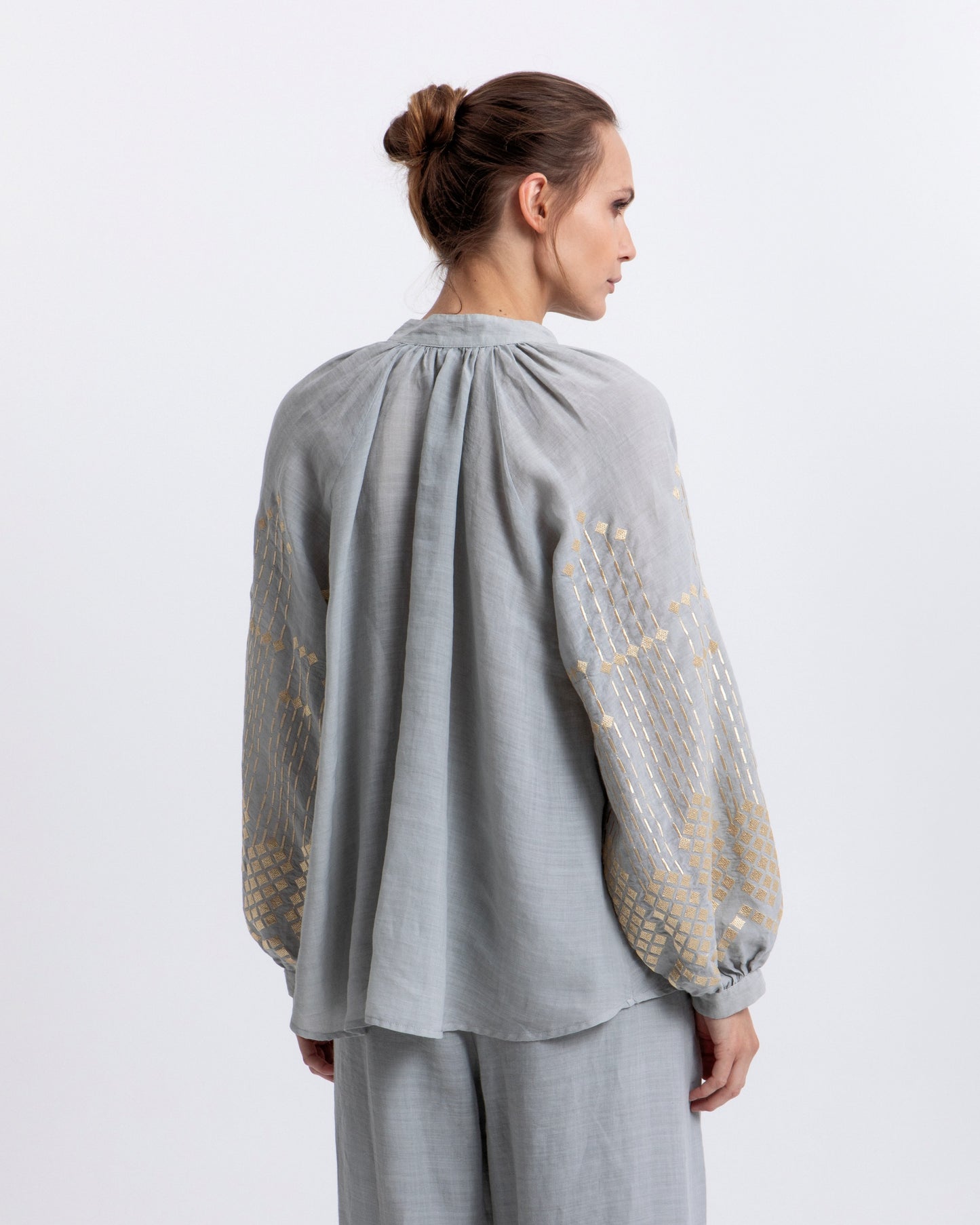 Greek Archaic Kori blouse grape