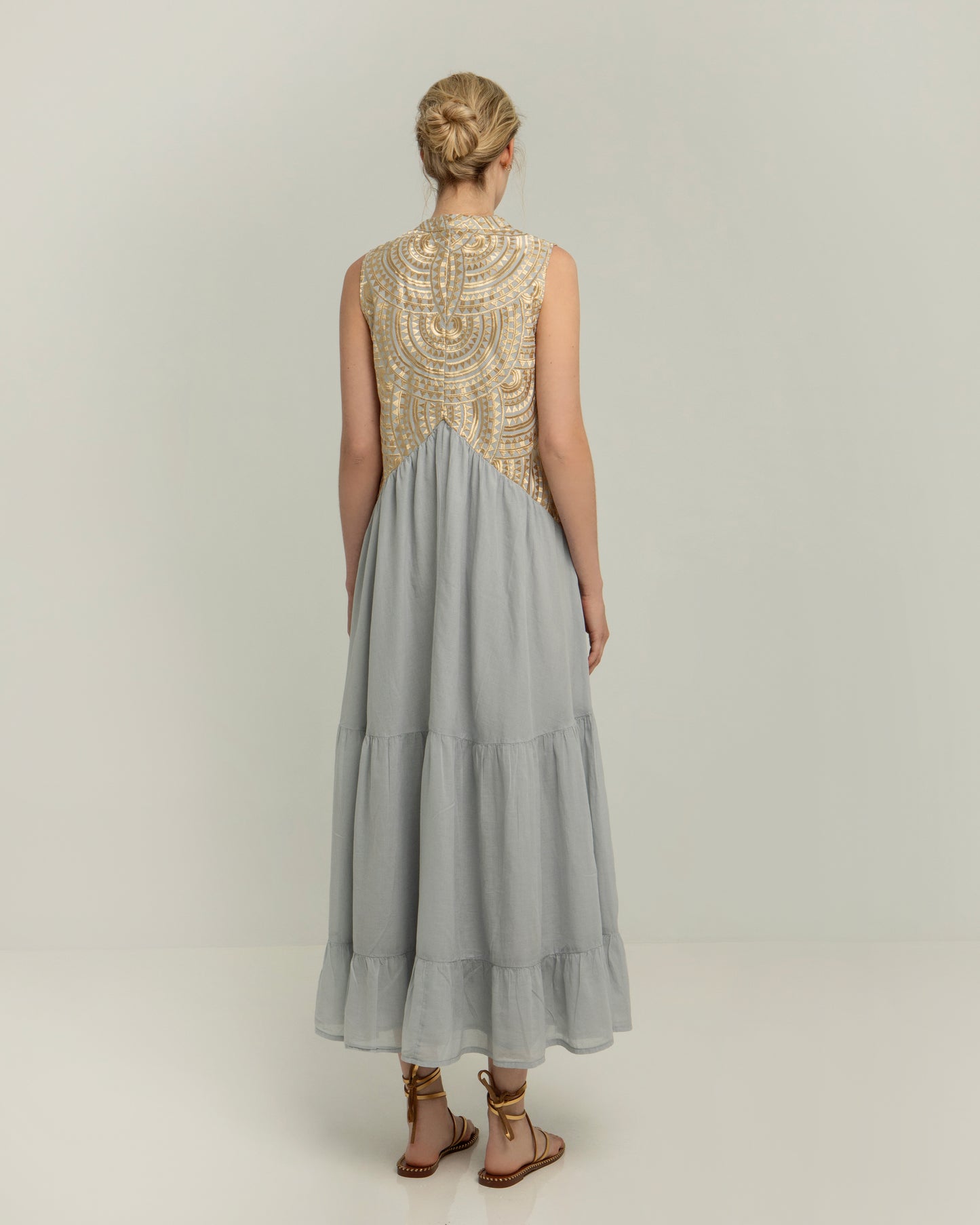 Greek archaic Kori dress New triangle