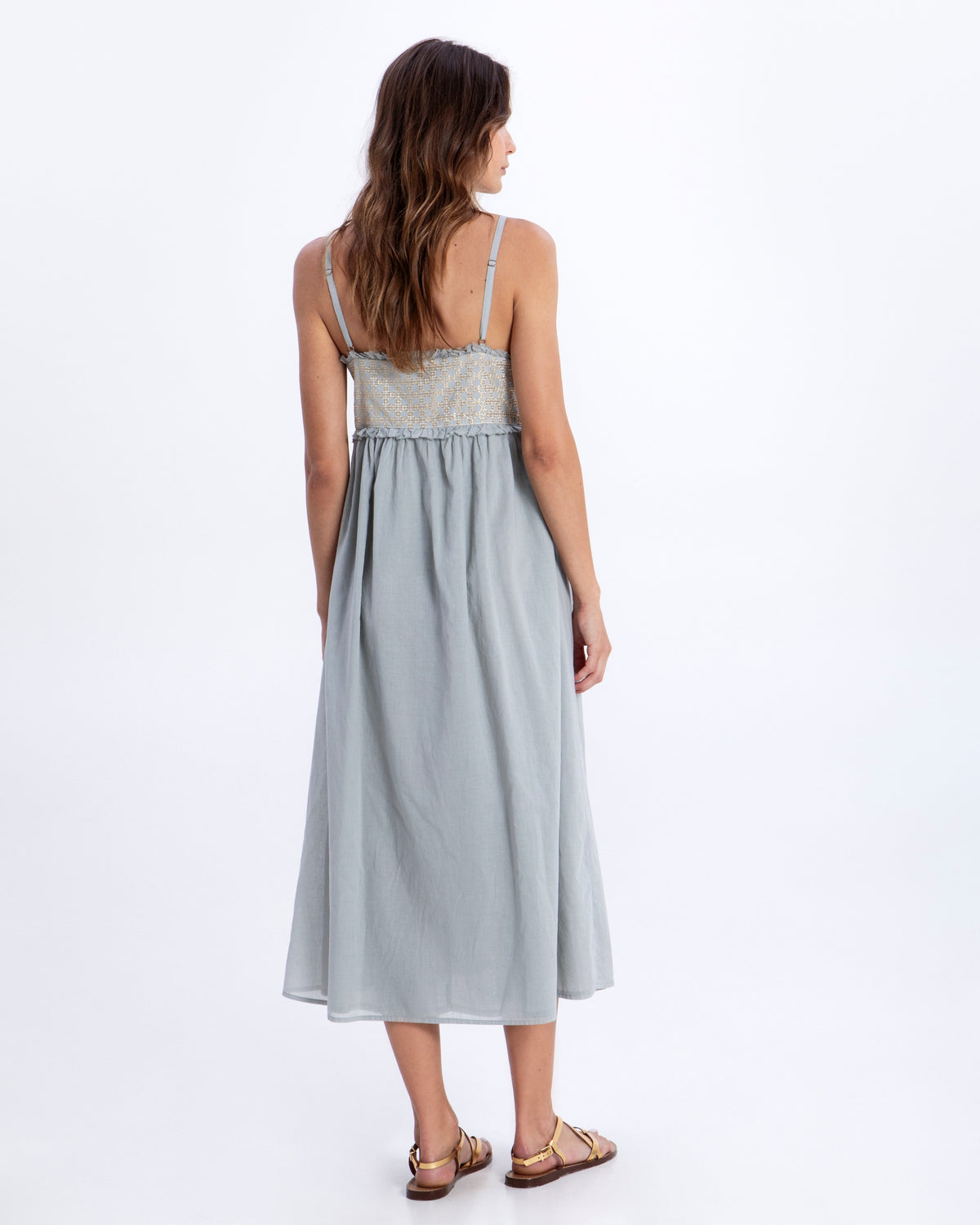 Greek archaic Kori dress Cross